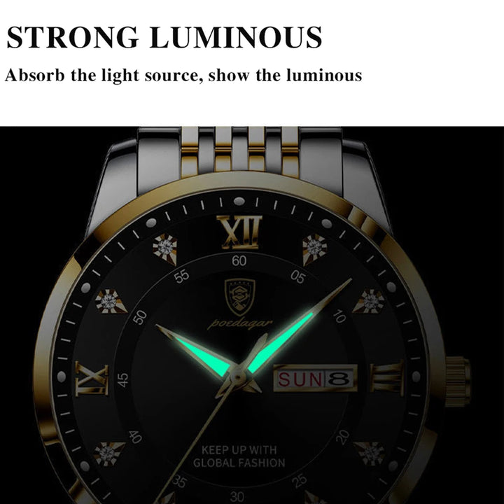 Time to Glow: Your New Waterproof Luxury Wrist Companion!