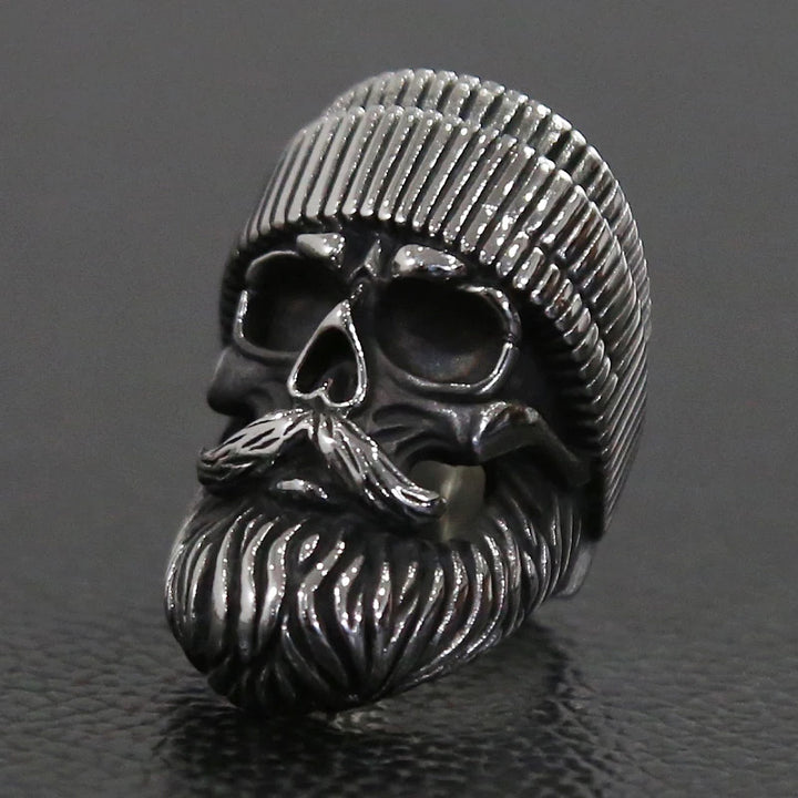 Beard & Bones: The Ultimate Skull Ring for Fearless Fashion!