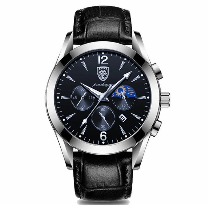 Luxury Leather, Rugged Performance: Your Perfect Everyday Watch!