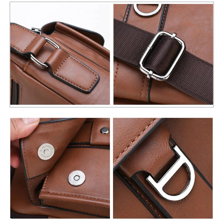 Crossbody Cool: The Leather Messenger Bag for Modern Explorers!