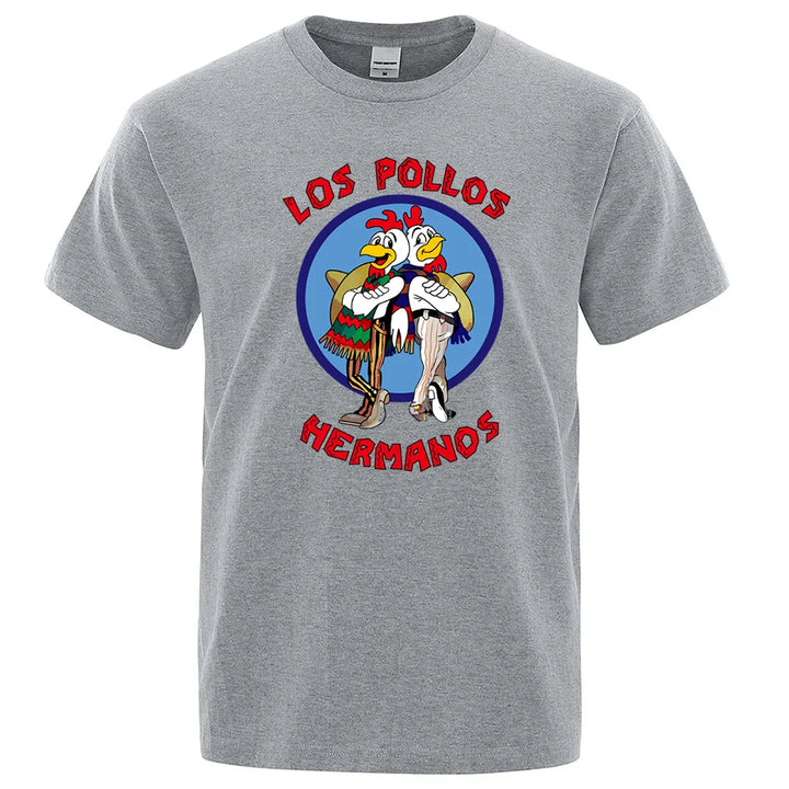 Cluck Yeah! Join the Chicken Revolution with Our Los Pollos Hermanos Tee!