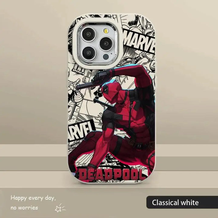 Deadpool Vibes: Cool & Comical iPhone Case for Marvel Fans!