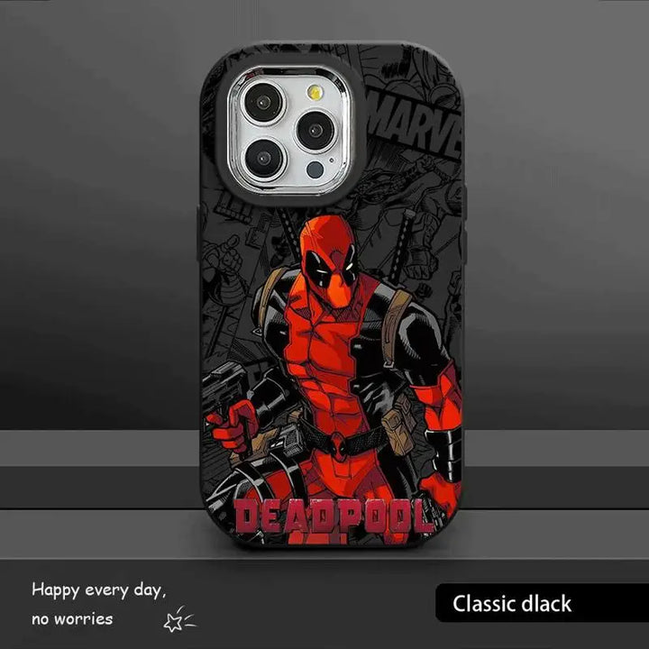 Deadpool Vibes: Cool & Comical iPhone Case for Marvel Fans!