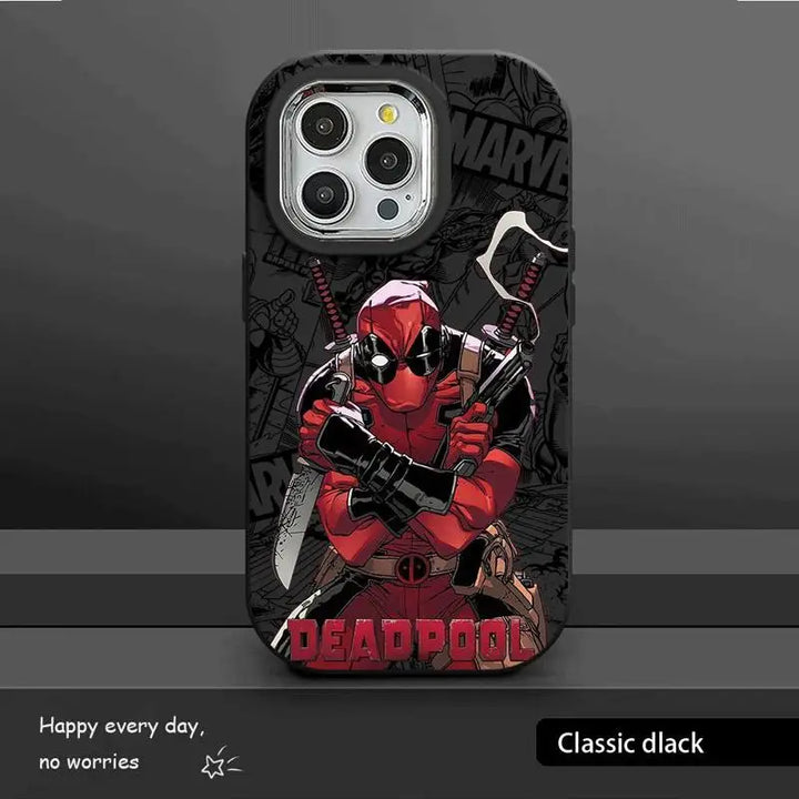 Deadpool Vibes: Cool & Comical iPhone Case for Marvel Fans!