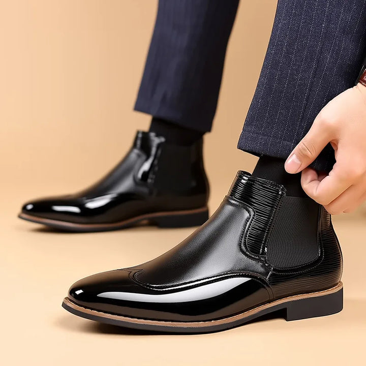 Elevate Your Sole: Luxe Ankle Boots for Gents Who Mean Business!