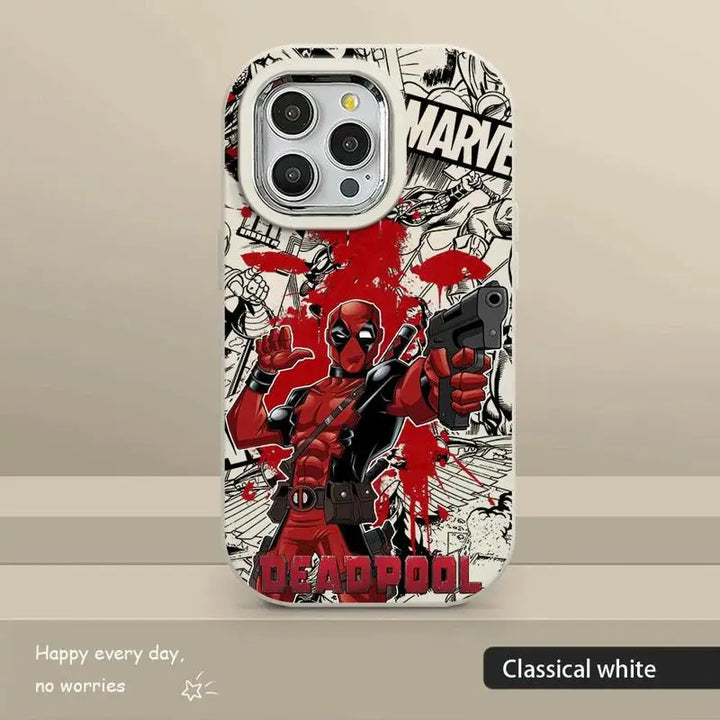 Deadpool Vibes: Cool & Comical iPhone Case for Marvel Fans!