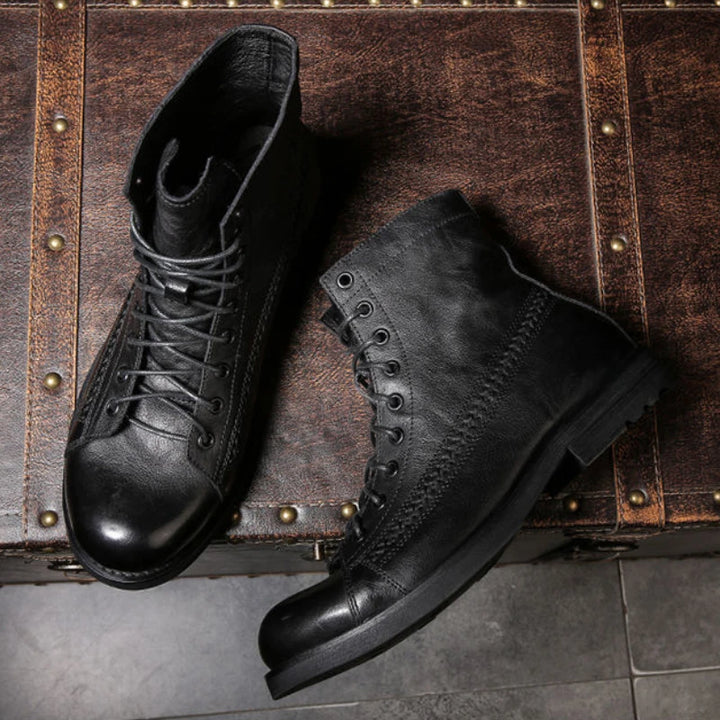 Gentleman’s Gear: Retro Leather Boots for the Bold and Brave!