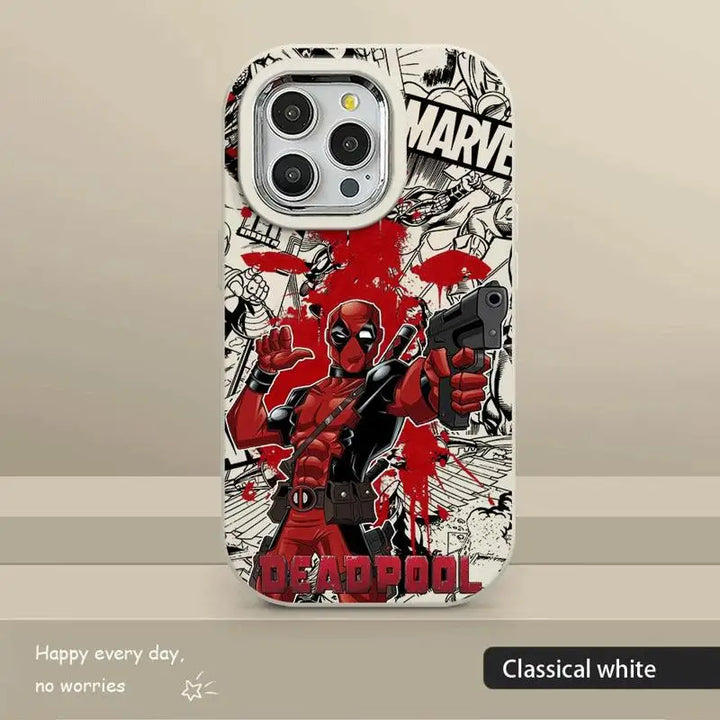 Deadpool Vibes: Cool & Comical iPhone Case for Marvel Fans!