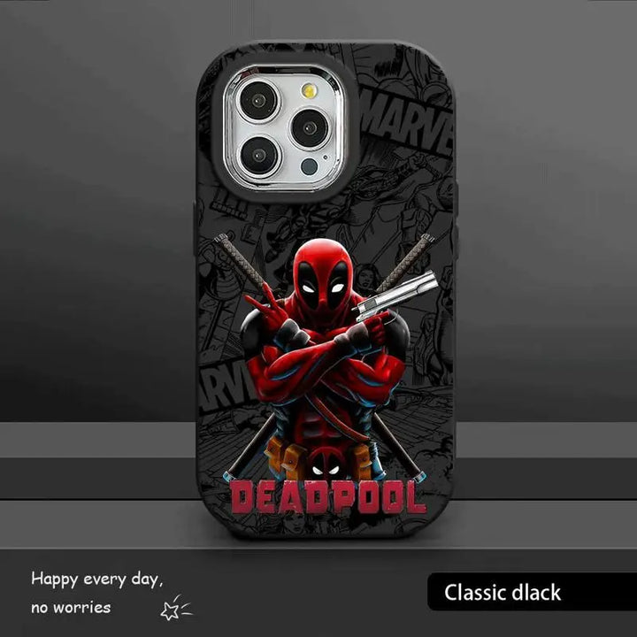 Deadpool Vibes: Cool & Comical iPhone Case for Marvel Fans!