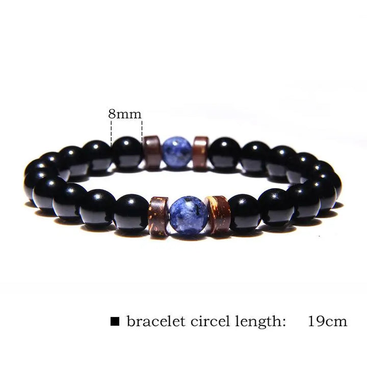 Lava & Zen: The Retro Volcanic Stone Bracelet for Chill Vibes!