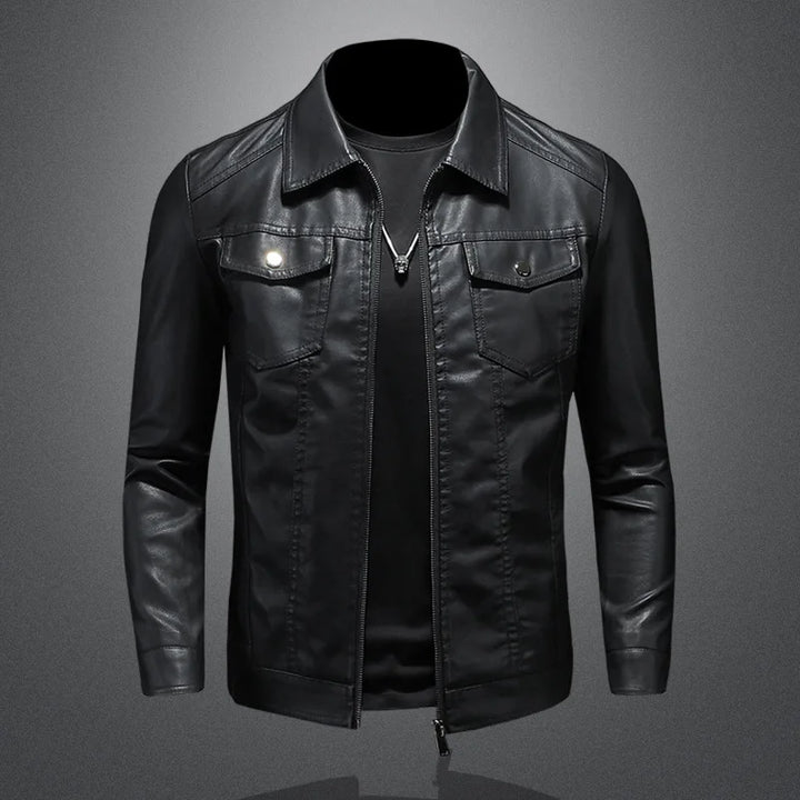 Leather and Adventure: The Slim Biker Jacket!