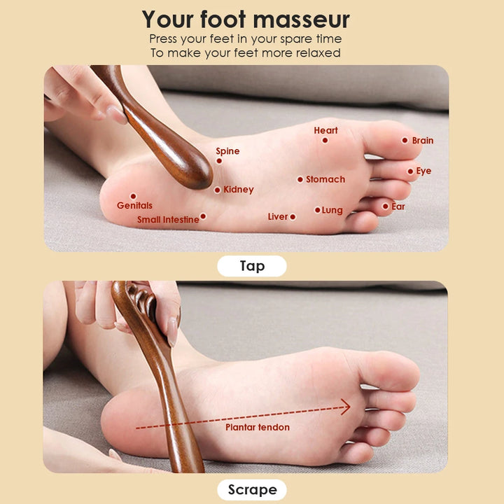 Claw Your Way to Relaxation: Sandalwood Meridian Massager