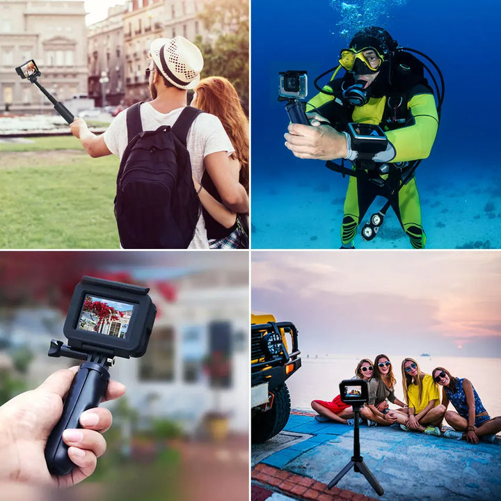 Snap, Vlog, Go! Foldable Mini Tripod for GoPro & Action Cameras