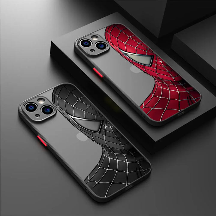 Web-Slingin’ Protection: Venom & Spidey Shockproof iPhone Armor!