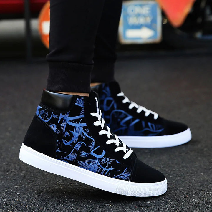 Step Up Your Game: High-Top Sneakers for Trendsetting Titans!