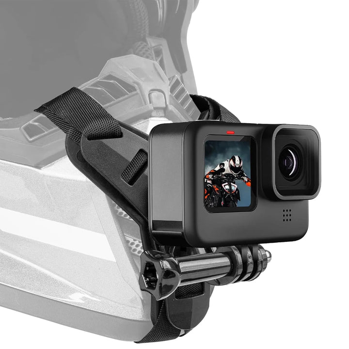 Helmet Hero: Chin Strap Mount for GoPro & Action Cameras!