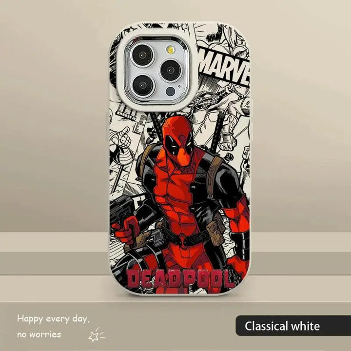 Deadpool Vibes: Cool & Comical iPhone Case for Marvel Fans!