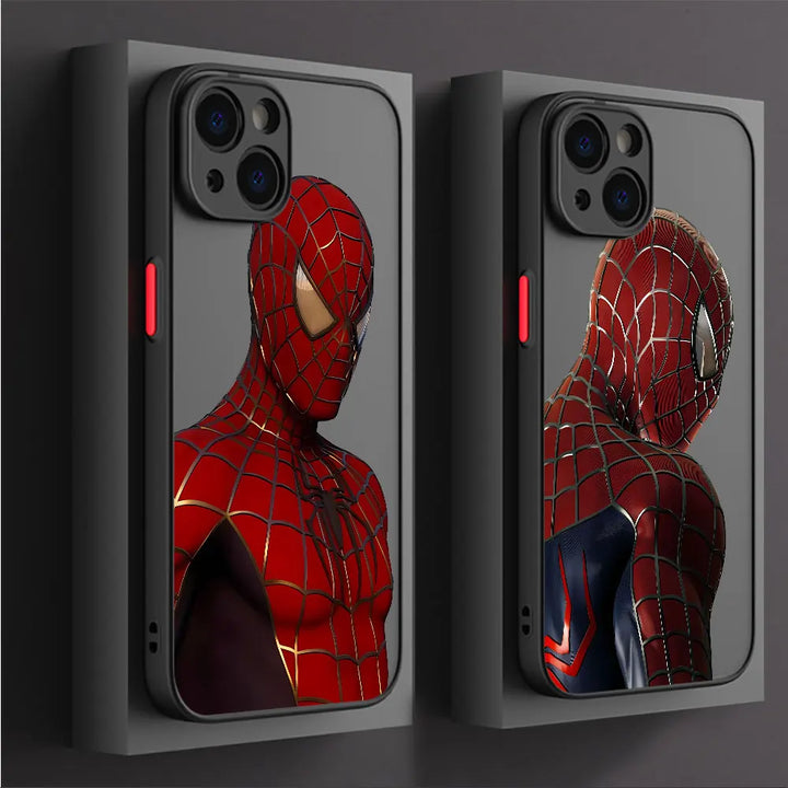 Web-Slingin’ Protection: Venom & Spidey Shockproof iPhone Armor!