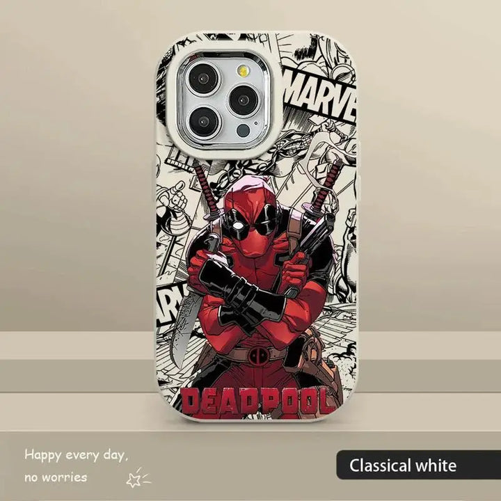 Deadpool Vibes: Cool & Comical iPhone Case for Marvel Fans!