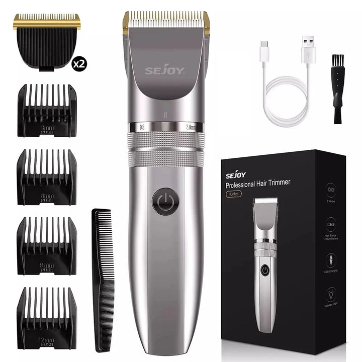 Chop, Trim & Tame: Sejoy Cordless Hair Clippers – Professional Grooming for the Modern Man!