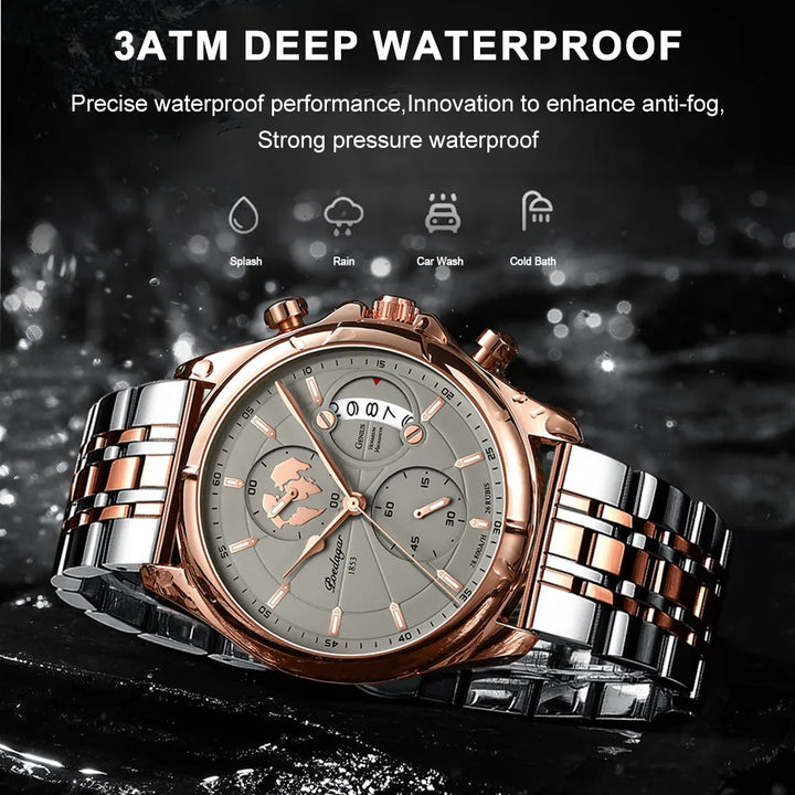 Dressed to Impress: The All-Steel Power Watch for Men!