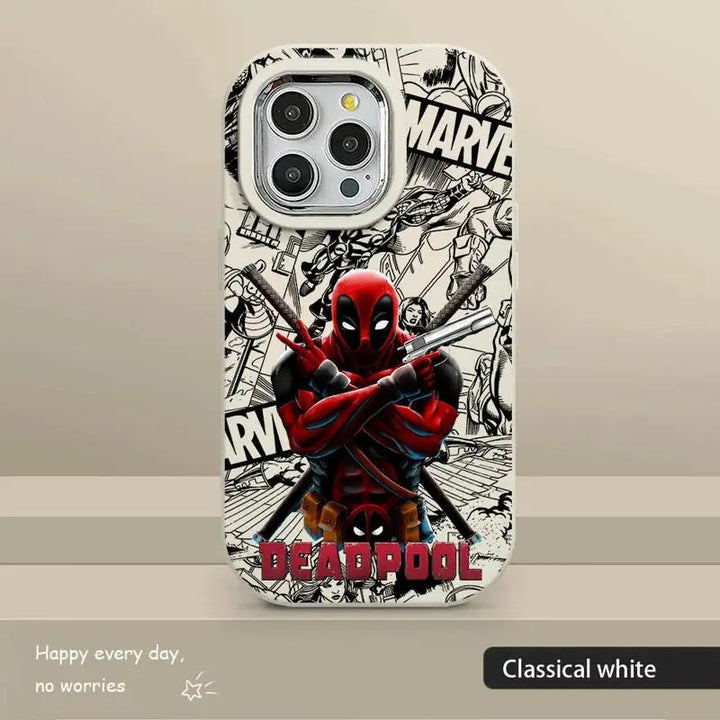 Deadpool Vibes: Cool & Comical iPhone Case for Marvel Fans!