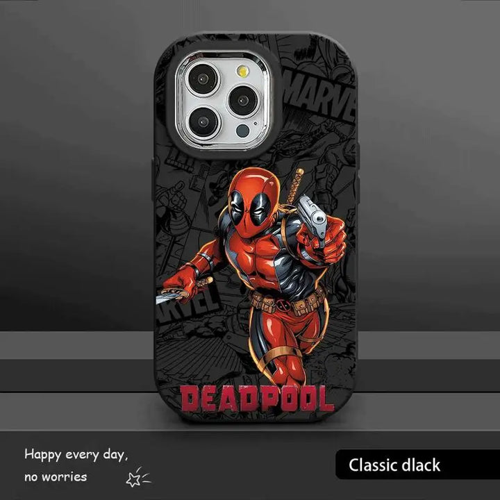 Deadpool Vibes: Cool & Comical iPhone Case for Marvel Fans!