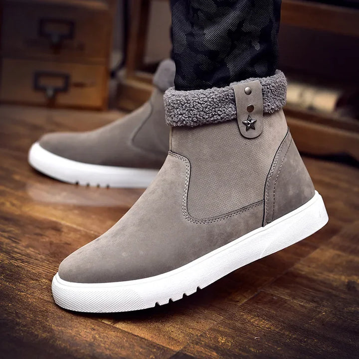 Snow Stompers: Plush, Warm Boots for the Cool-Weather King!