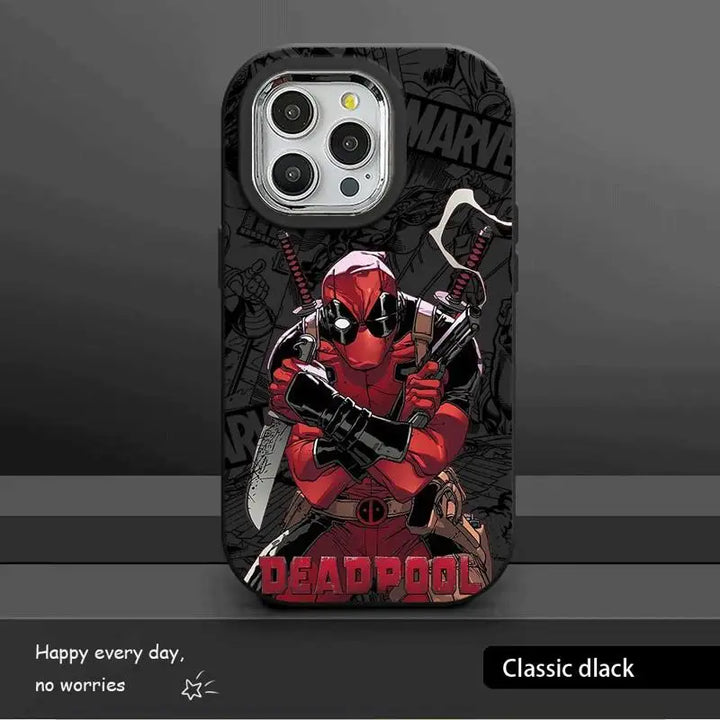 Deadpool Vibes: Cool & Comical iPhone Case for Marvel Fans!