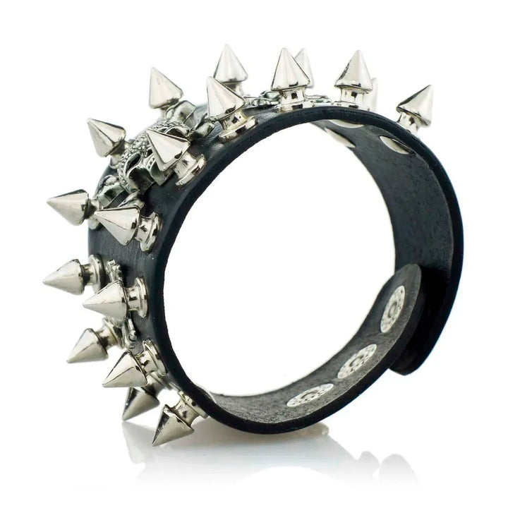 Skull & Spikes: The Ultimate Cuff for the Fearless Fashionista!