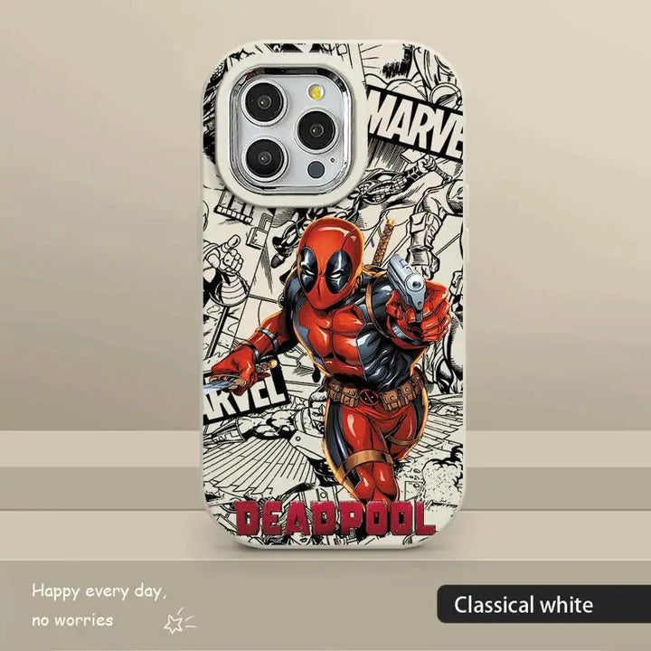 Deadpool Vibes: Cool & Comical iPhone Case for Marvel Fans!